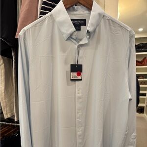 Mizzen+Main Sky Blue Dress Shirt